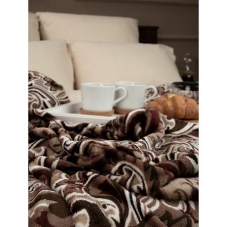 Texrepublic blanket, size 180x200 cm, beige color-8