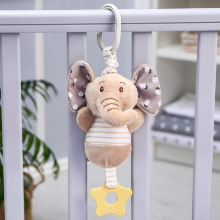 The suspension is soft with the vibration "Elephant Nyash", a tear, on a crib, stroller, crumb I-5