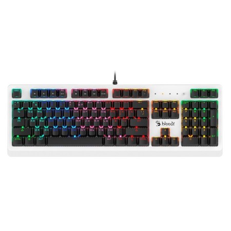 Keyboard A4Tech Bloody B810RC Mechanical White/Black USB for Gamer Led