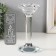 Glass of Glass for 1 candle "Dimitra" d = 4cm 7x7x14.5 cm