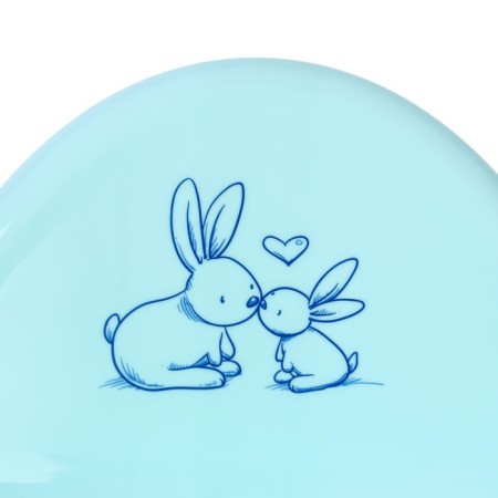 Pot children's "rabbits", the color is delicate-turquoise-1