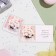 Mini-postcard "Happy Wedding Day!" Bouquet of the bride, 7.5x7.5 cm