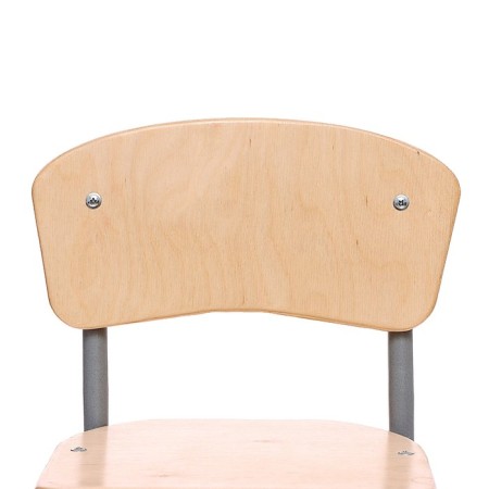 The stool is adjustable "kuzya", plywood (00-1), back-bubble-2