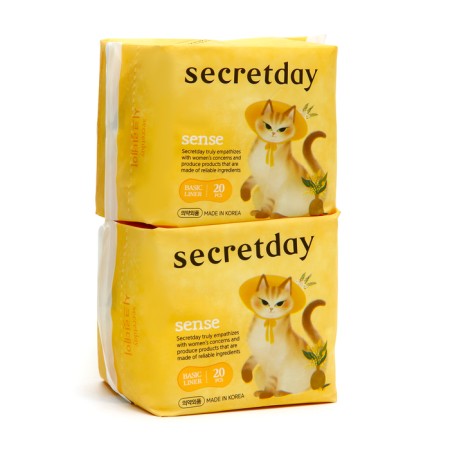 Daily ultra -packed breathing gaskets Secret Day Sense, 2*20 pcs.