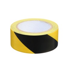 The tape is marking, signal, adhesive, yellow - black, 33 m x 4.5 cm