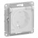 SEETLASDESIGN, 16 A, 250 V sockets, built -in., S/k, curtains, lid, IP44, white, Atn200145