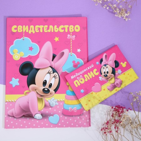Cover for documents set "My first documents", Minnie Mouse, 21x30 cm-1