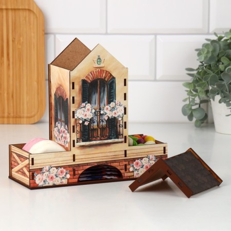 Tea house "House", 21x20x9 cm-1