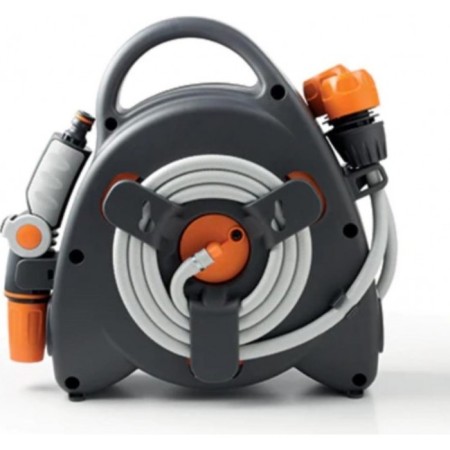 Coil with a hose, d = 8 mm, l = 16.5 m, mechanical, wall, aquabag-1