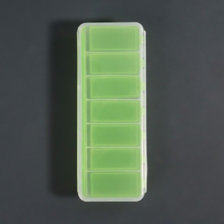 Organizer for decor, 7 cells, 15.8 × 6.2 × 2.7 cm, color mix-8