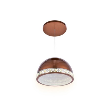 LED LED SUSCOUSE OF AMBRELLA LIGHT, ICE, FA9497, LED, 36 W, 2700LUM, 4200K, Coffee color, Chrome-2