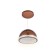 LED LED SUSCOUSE OF AMBRELLA LIGHT, ICE, FA9497, LED, 36 W, 2700LUM, 4200K, Coffee color, Chrome