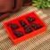 NECKE "Elephants of Happiness" dark red set 6 pieces 4.5x3x4 cm