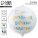 Foil balloon 18 “Happy birthday, good person”, circle, set of 50 pcs.