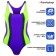 Swimsuit Asseted ONLYTOP, p. 34, purple/green color