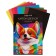 Cardboard of color A5, 8 sheets, 8 colors, non -370 g/m2, in the folder