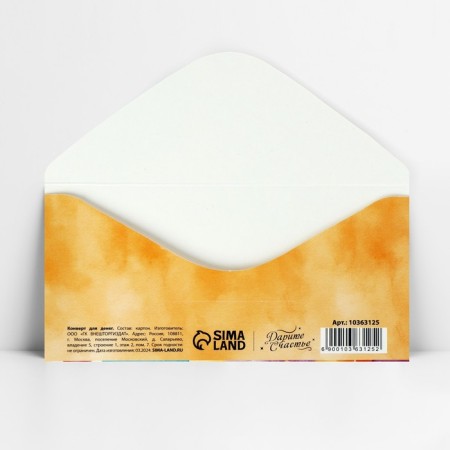 Money envelope “Happy Birthday!”, Balls, 16.5 x 8 cm-3