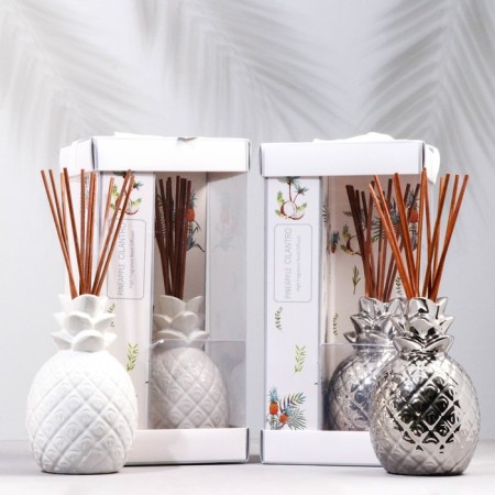 Ceramic pineapple diffuser, 150 ml, mix, coriander-10