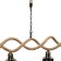 Chandelier "Workshop" 3he27 40V black 120x30x35cm