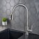 Kitchen mixer "RMS" SUS124-017F-2, with exhaust watering can, stainless steel, satin
