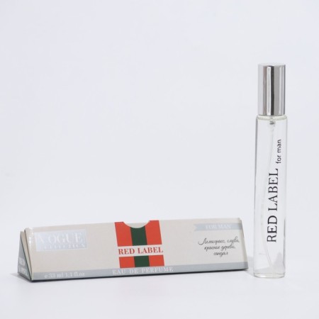 Male perfumery water "Red Label", 33 ml-2