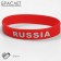 Silicone Bracelet "Russia", the color of red