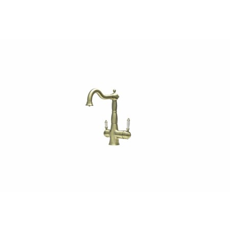 LEMARK VILLA LM4858B kitchen mixer, single -leaf, output for drinking, bronze-5