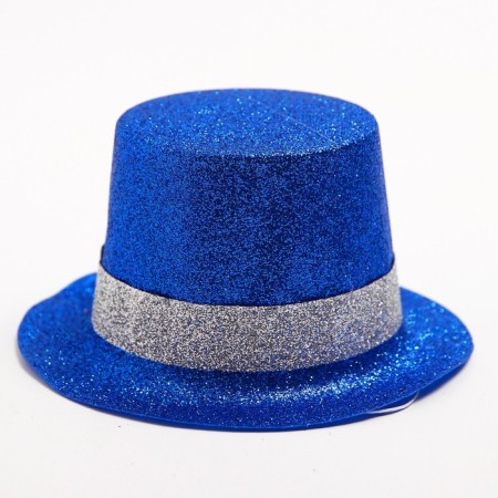 Carnival hat "Cylinder", on an elastic band, Mix colors-6
