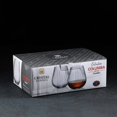 Набор стаканов для виски Columbia optic, 380 мл, 6 шт-1