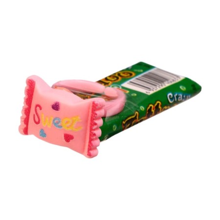 Chewing gum "Crazy Tattoo" with a ringlet, 2.6 g * 36pcs-30
