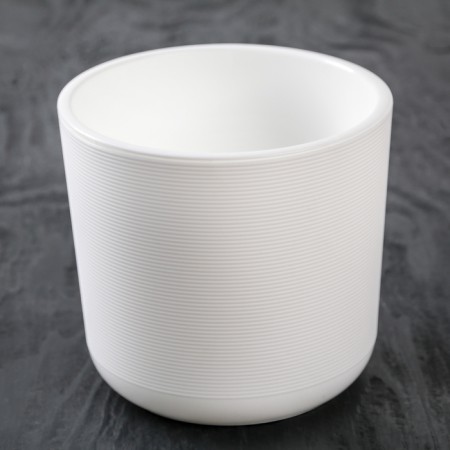 Kashpo with the insert "Lyon", 2 l, the color is white