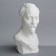 Gypsum figure famous people: Bust of Dzerzhinsky, 17 x 12 x 24 cm