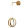 Bra "Ronda" LED 20W 3000k gold 17x77 cm