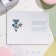 Postcard "Beloved Brother!" Congrev, embossing, blue background, 12.5x19.5 cm