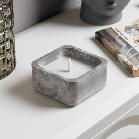 LED candle decorative, 7 × 15 × 7 cm, plastic, wax, AAX2 batteries (not complete), glow warm white-1