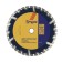 Disk diamond cutting tundra, segment with protective sectors, dry cut, 230 x 22 mm