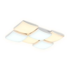 Светильник светодиодный потолочный с пультом Ambrella light, Parus, FP2326, 6хLED, 162 Вт, 11340Lum, 3000-6400К, цвет белый