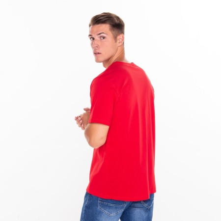 T -shirt male, red color, size 56-1