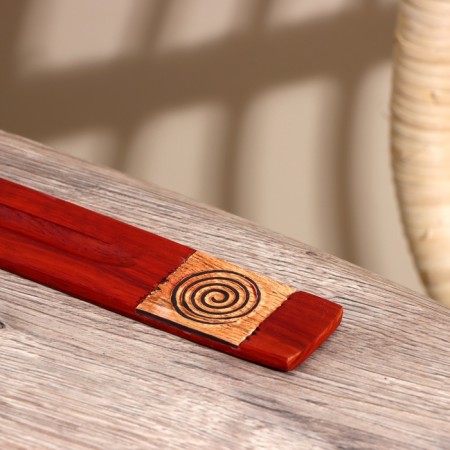 Standing under incense "whirlwind" red tree, horn 25 cm-1