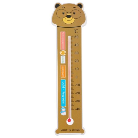 The thermometer is an indoor "Bear with glasses", color mix-2