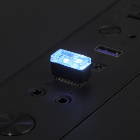Lighting into the car interior, USB, white