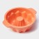 Baking uniform “German Cupcake”, silicone, 16 × 13.3 cm, with handles, orange color