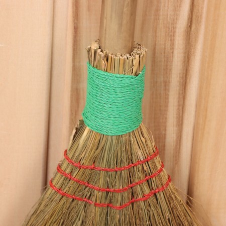 Rice broom with a bamboo pen, 23x60 cm-2