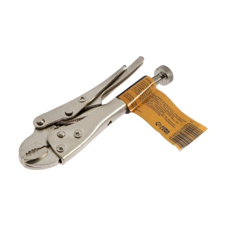 Manual tundra clamp, semicircular capture, with a latch, 105 mm-5