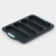 Silicone form for baking with perforation "Bread", 34.5 × 23.5 × 2.5 cm, 4 cells (20 × 6.2 × 2.4 cm), color gray color