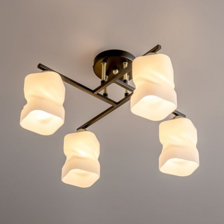 Lamp Citilux "Jerome" CL129245, 49x49x26 cm, 4x75W, E27, Black Color Black-8