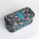 Cosmetic bag with lightning, blue color