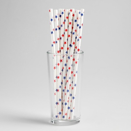 Tubes for the cocktail "Color stars", a set of 12 pcs.