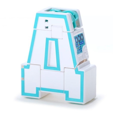 A set of robots "alphabet", transforms, light and sound effects, 6 letters, gather in 1 robot-17