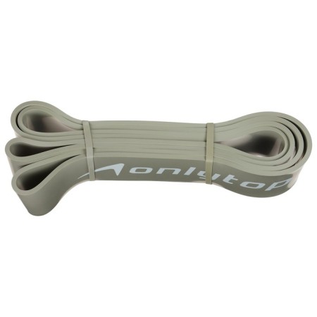 Espander Multifunctional ONLYTOP ribbon, 208x6.4x0.5 cm, 23-68 kg, color gray color-3